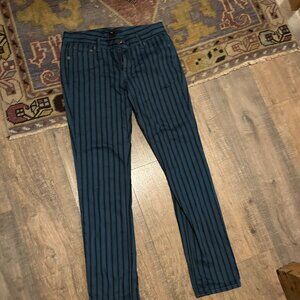 Marc Jacobs stiped blue pants